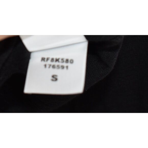 Splendid Nordstrom Crewneck Slub Jersey Tee Long Sleeves Black Size Small - Picture 8 of 9